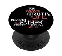 I Am The Way The Truth And The Life John 14 6 PopSockets Adhesive PopGrip