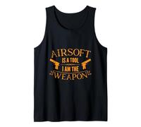 I am The Weapon Airsofting Gun Airsoft Tank Top