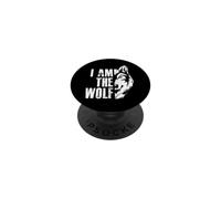 I am the wolf wild wolf pack and wolves PopSockets Adhesive PopGrip