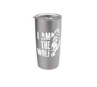 I am the Wolf Wild Wolf Pack and Wolves Stainless Steel Insulated Tumbler