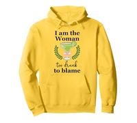 I Am the Woman Too Drunk to Blame on Margarita Spicy Tequila Pullover Hoodie