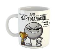 I am The World's Most Modest Fleet Manager Smug Mug Sarcastic, 11 oz Ceramic Mug