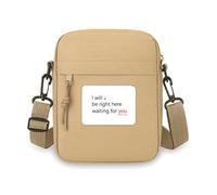 I Am There For You Art Deco Fashion Crossbody Bag Cell Phone Purses Handbag Shoulder Mini Bag