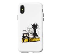 I Am Thinking Funny Chess Pawn Strategy Game Case for iPhone X/XS