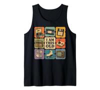 I Am This Old Analog Era Entertainment and Classic Devices Tank Top