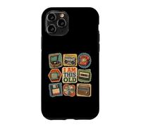 I Am This Old Analog Media Collection Retro Tech Memories Case for iPhone 11 Pro