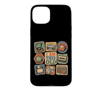 I Am This Old Analog Media Collection Retro Tech Memories Case for iPhone 15 Plus