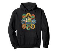 I Am This Old Retro Childhood Memories Classic Toys Art Pullover Hoodie