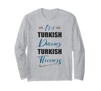 I am Turkish Doing Turkish Things Funny Turkey Lover Long Sleeve T-Shirt