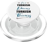 I am Turkish Doing Turkish things Funny Turkey Lover PopSockets PopGrip for MagSafe