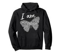 I Am Unique Strong Law of Attraction Positive Affirmation Pullover Hoodie