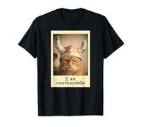 I Am Unstoppable Funny Cat Viking Dark Humor Sarcastic Joke T-Shirt