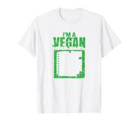 I Am Vegan Before You Ask Funny Plant Based Design T-Shirt