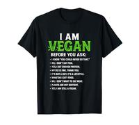 I AM Vegan - Vegan Plant Based Diet T-Shirt