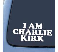 I Am We are Charlie Kirk Now True American Hero Car Bumper Stickers Decals, TPUSA Loving Memory Memorial 2025 Car Truck Window Vinyl Decal, Live Like Charlie Kirk