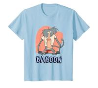 I Am Weasel I.R. Baboon T-Shirt, Youth, Baby Blue, Large