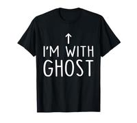I Am with Alien Funny Halloween Costume Lazy Easy T-Shirt
