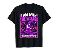 I Am with the Wizard Halloween Costume Wizard Costume T-Shirt