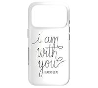 I Am with You Genesis 28:15 Bible Verse Scripture Faith Pray Case for iPhone 17 Pro