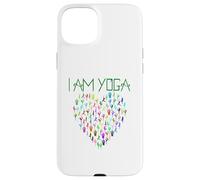 I Am Yoga Heart Poses Yogi Classes Teacher Gift Case for iPhone 15 Plus