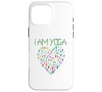 I Am Yoga Heart Poses Yogi Classes Teacher Gift Case for iPhone 16 Pro Max
