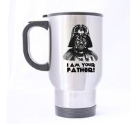 I Am Your Father Darth Vader Customized Design Travel Mug Coffee Mug Creative Sport Cup Personalized Tea Cup 14OZ by BOLALA Travel Mug