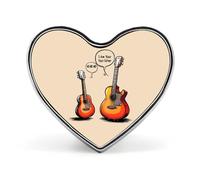 I Am Your Father Guitar Music Badge Heart Shape Cute Brooch Pins Button Badges for Backpack Jackets Hats Decor