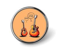 I Am Your Father Guitar Music Round Badge Cute Brooch Pins Button Badges for Backpack Jackets Hats Decor