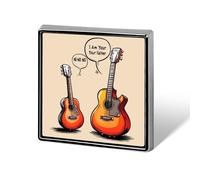 I Am Your Father Guitar Music Square Badge Cute Brooch Pins Button Badges for Backpack Jackets Hats Decor