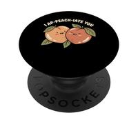 I Ap-Peach-Iate You Cute Funny Kawaii Pun Valentine PopSockets Adhesive PopGrip