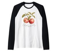 I Apple-Solutely Love You Orchard Design Raglan Baseball Tee