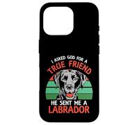 I asked god for a true friend he sent me a Labrador Case for iPhone 16 Pro