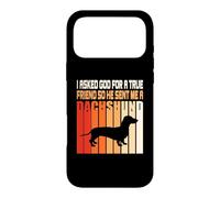 I Asked God For A True Friend So He Sent Me A Dachshund Case for iPhone 17 Pro Max