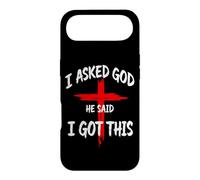 I Asked God He Said I Got This Christian Faith Cross Case for iPhone Air