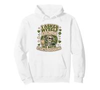 I ASKED MYSELF IF I WAS OKAY WE BOTH LAUGHED Pullover Hoodie
