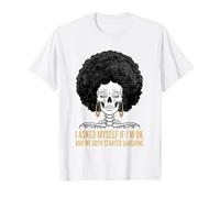 I Asked Myself If Im Ok and We Both Started Laughing Afro T-Shirt