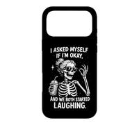 I Asked Myself If I'm Ok and We Both Started Laughing Funny Case for iPhone 17 Pro Max
