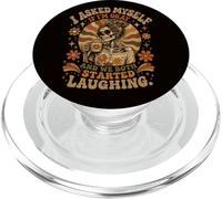 I Asked Myself If I'm Ok and We Both Started Laughing Funny PopSockets PopGrip for MagSafe