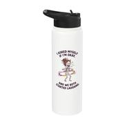 I Asked Myself If Im Ok and We Both Started Laughing Hula Stainless Steel Insulated Water Bottle