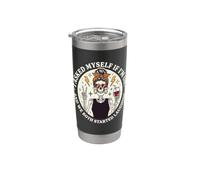 I Asked Myself If Im Ok and We Both Started Laughing Peace Stainless Steel Insulated Tumbler