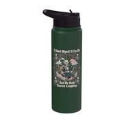 I Asked Myself If Im Ok and We Both Started Laughing Tea Stainless Steel Insulated Water Bottle