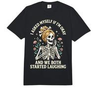 I Asked Myself If I'm Okay and We Both Started Laughing Comfort Colors Adult Heavyweight T-Shirt