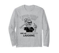 I Asked Myself If I'm Okay Skeleton Iced Coffee Lover Long Sleeve T-Shirt