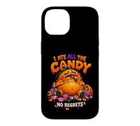 I Ate All The Candy Halloween Pumpkin No Regrets Case for iPhone 14