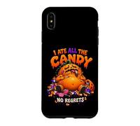 I Ate All The Candy Halloween Pumpkin No Regrets Case for iPhone XS Max
