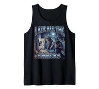 I Ate All The Snacks Funny Alpha Unhinged Wolf Meme Tank Top