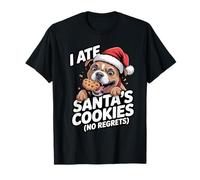 I Ate Santas Cookies Christmas Staffordshire Bull Terrier T-Shirt