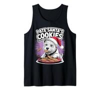 I Ate Santas Cookies Christmas West Highland White Terrier Tank Top