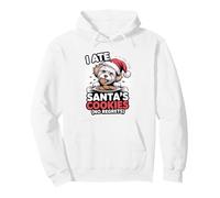 I Ate Santas Cookies XMAS Puppy Funny Christmas Maltipoo Pullover Hoodie
