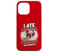 I Ate Santas Cookies XMAS Puppy Funny Christmas Pug Case for iPhone 13 Pro Max